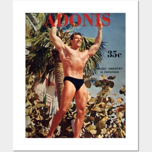 ADONIS Magazine - Vintage Physique Muscle Male Model Magazine Cover Posters and Art